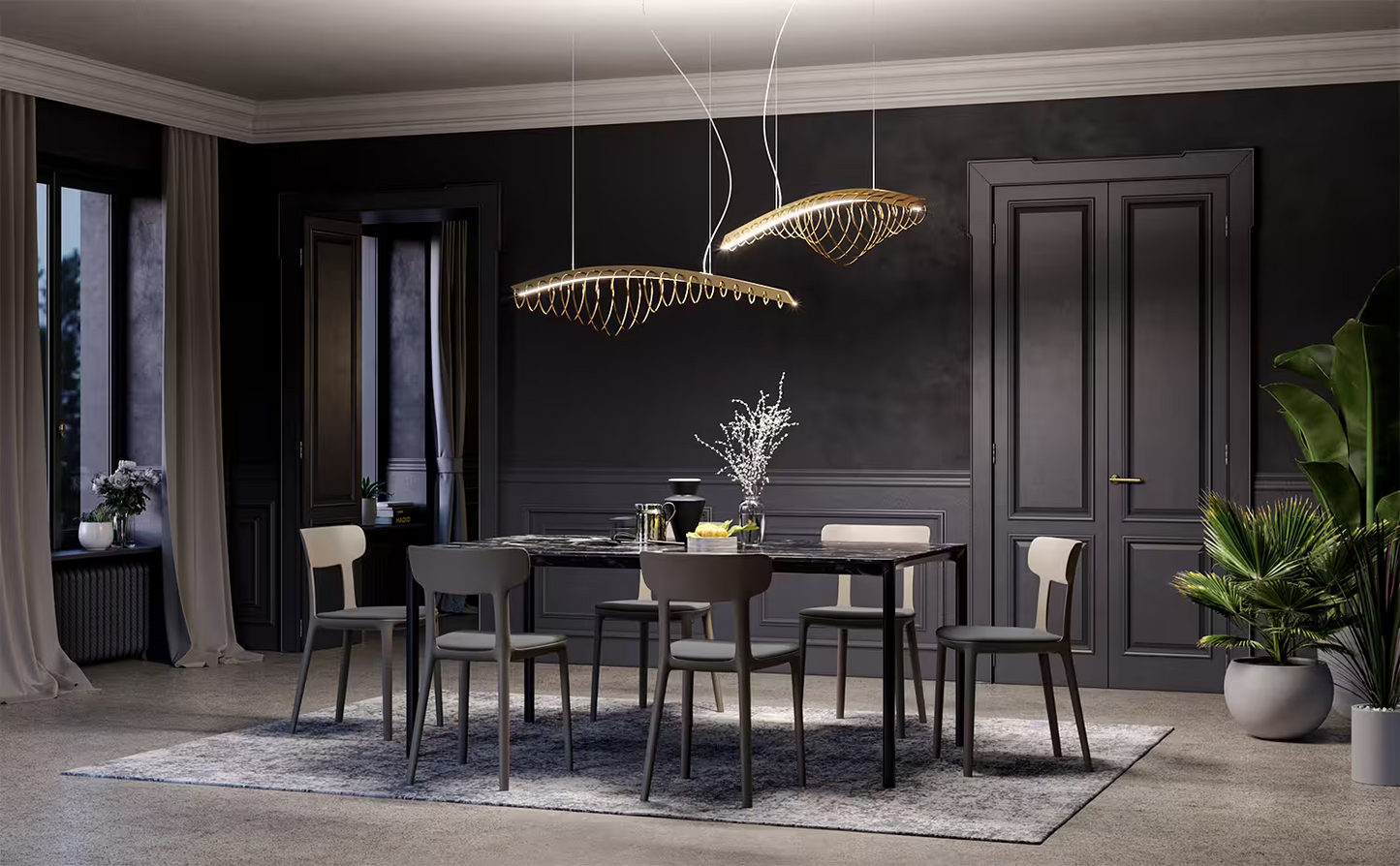 Whale LED Pendant