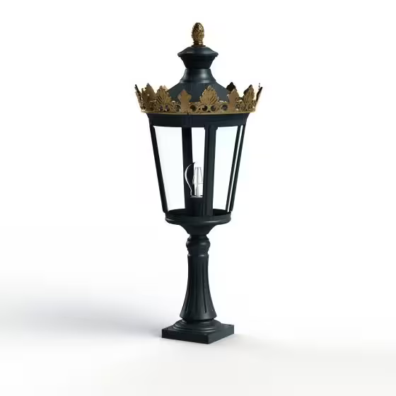 Louvre Model 3 Clear Glass Bollard