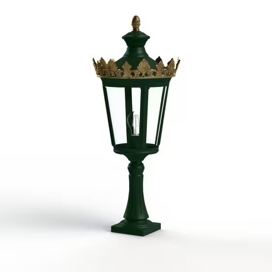 Louvre Model 3 Clear Glass Bollard