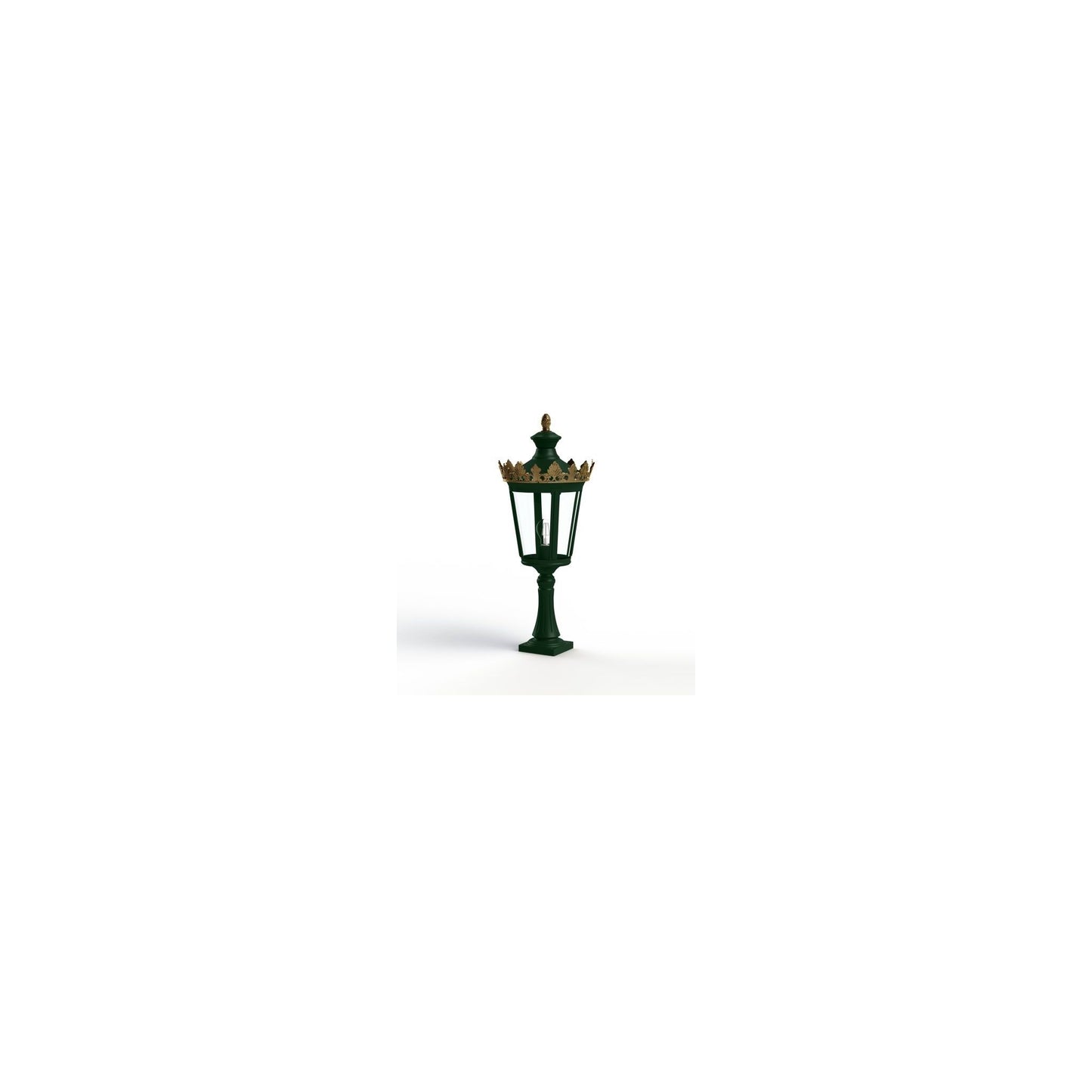 Louvre Model 3 Clear Glass Bollard