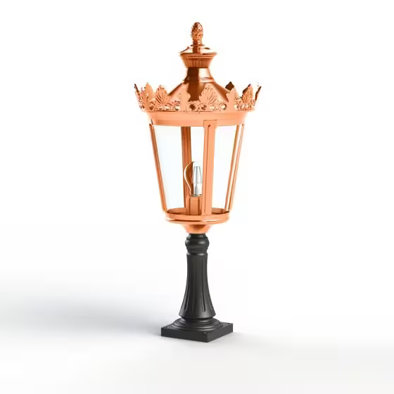 Louvre Model 3 Clear Glass Bollard