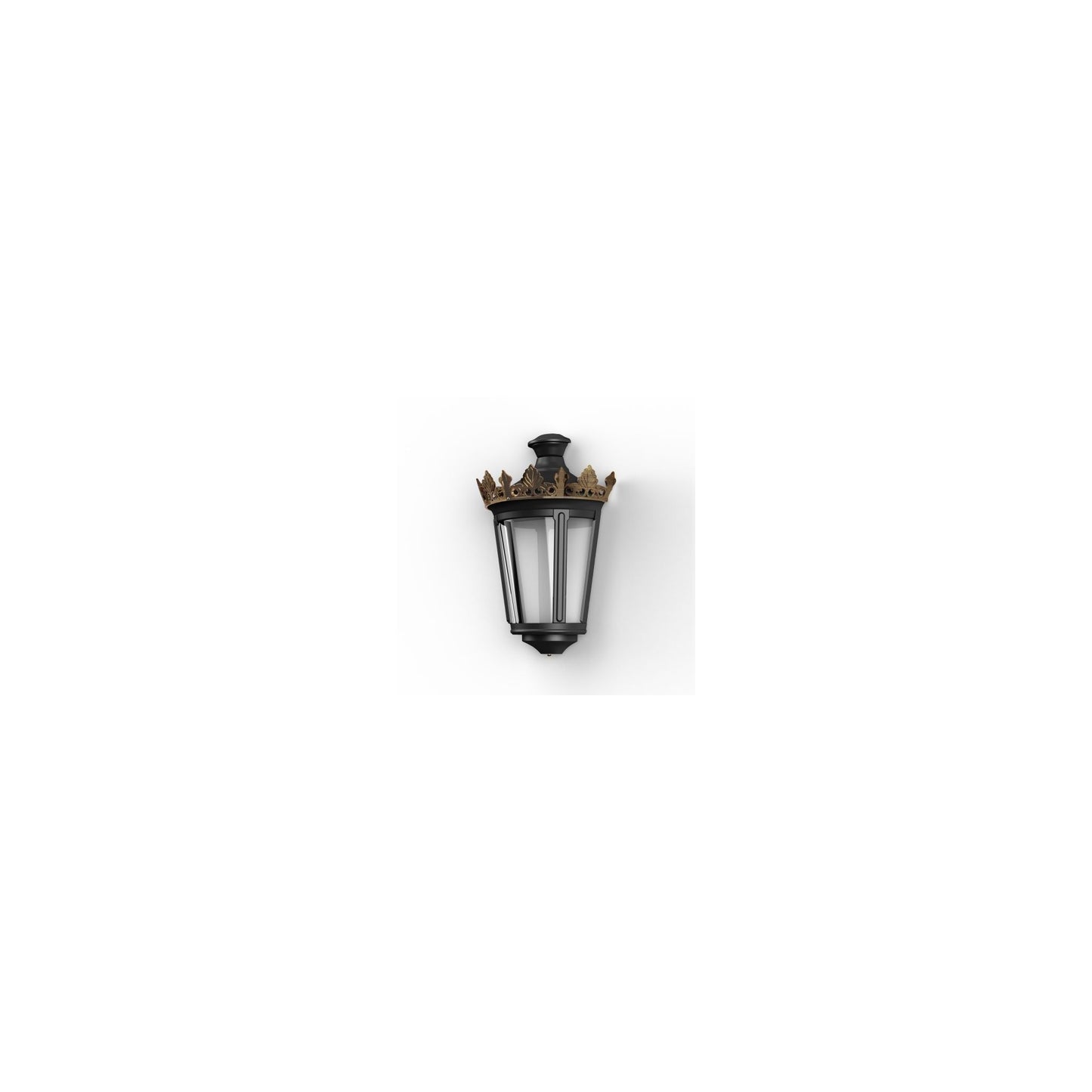 Louvre Model 4 Clear Glass LED Wall Light