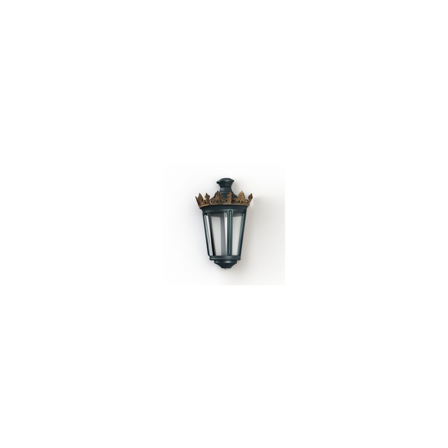 Louvre Model 4 Clear Glass LED Wall Light
