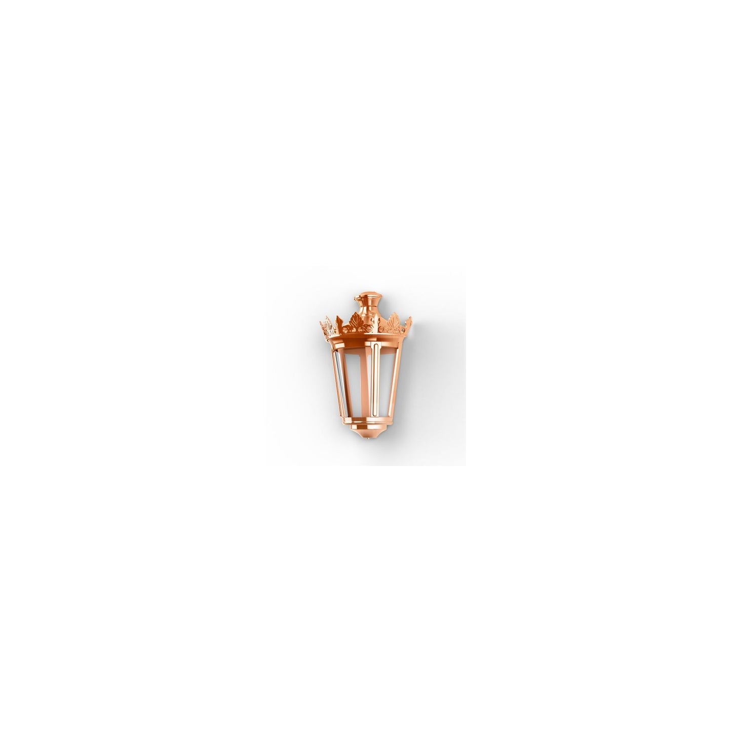 Louvre Model 4 Clear Glass LED Wall Light