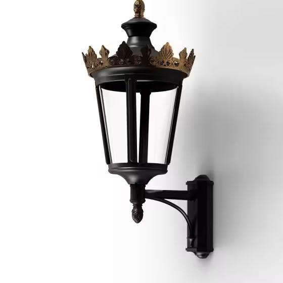 Louvre Model 5 Clear Glass LED Wall Light