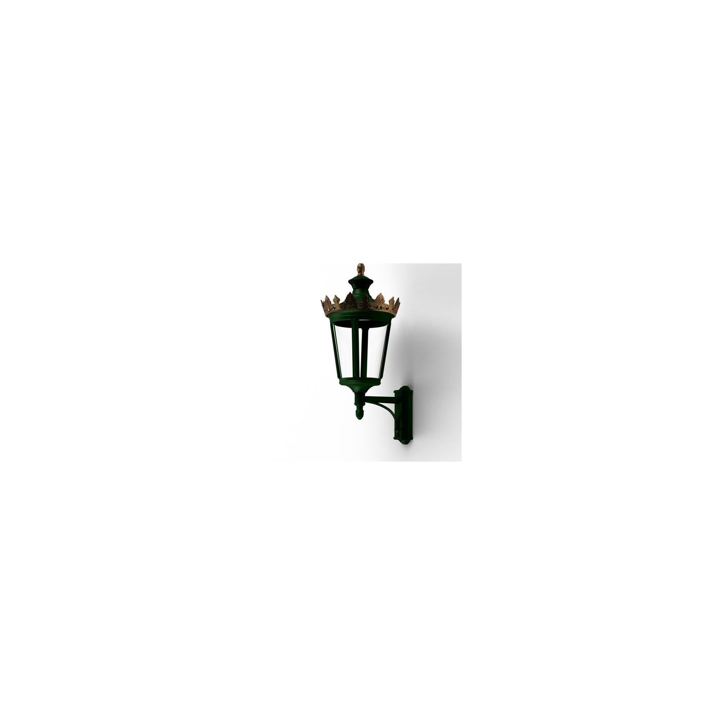 Louvre Model 5 Clear Glass LED Wall Light