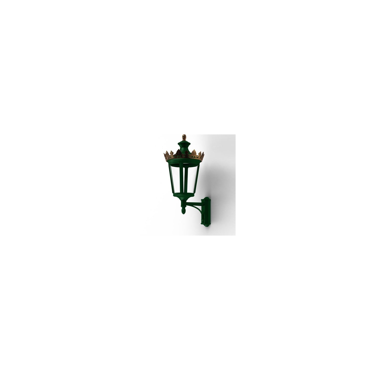 Louvre Model 5 Clear Glass LED Wall Light