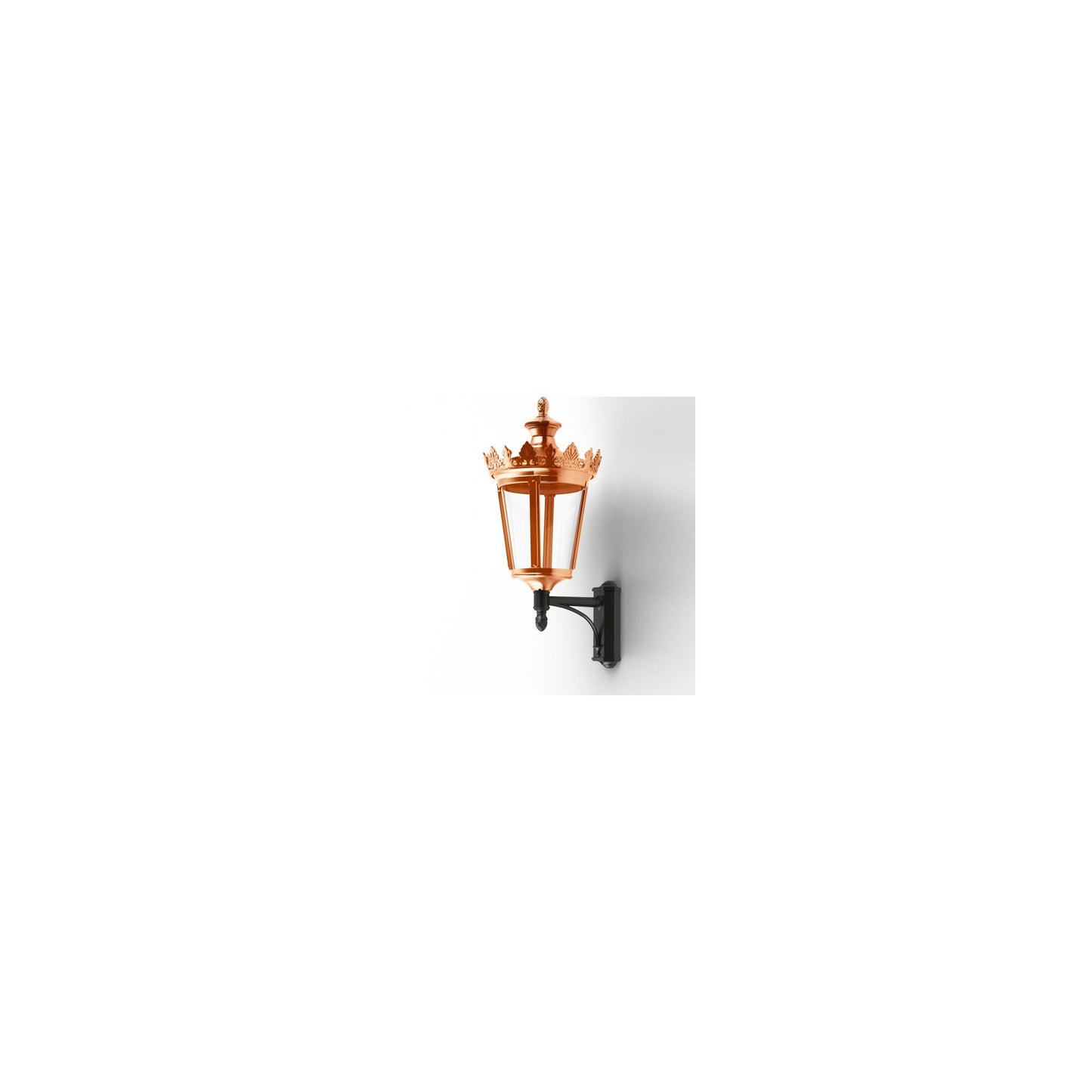Louvre Model 5 Clear Glass LED Wall Light