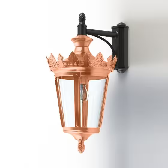 Louvre Model 6 Clear Glass Wall Light