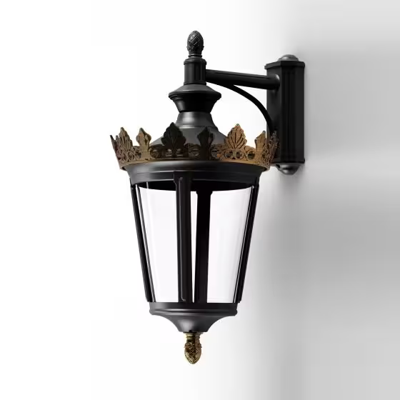 Louvre Model 6 Clear Glass LED Wall Light