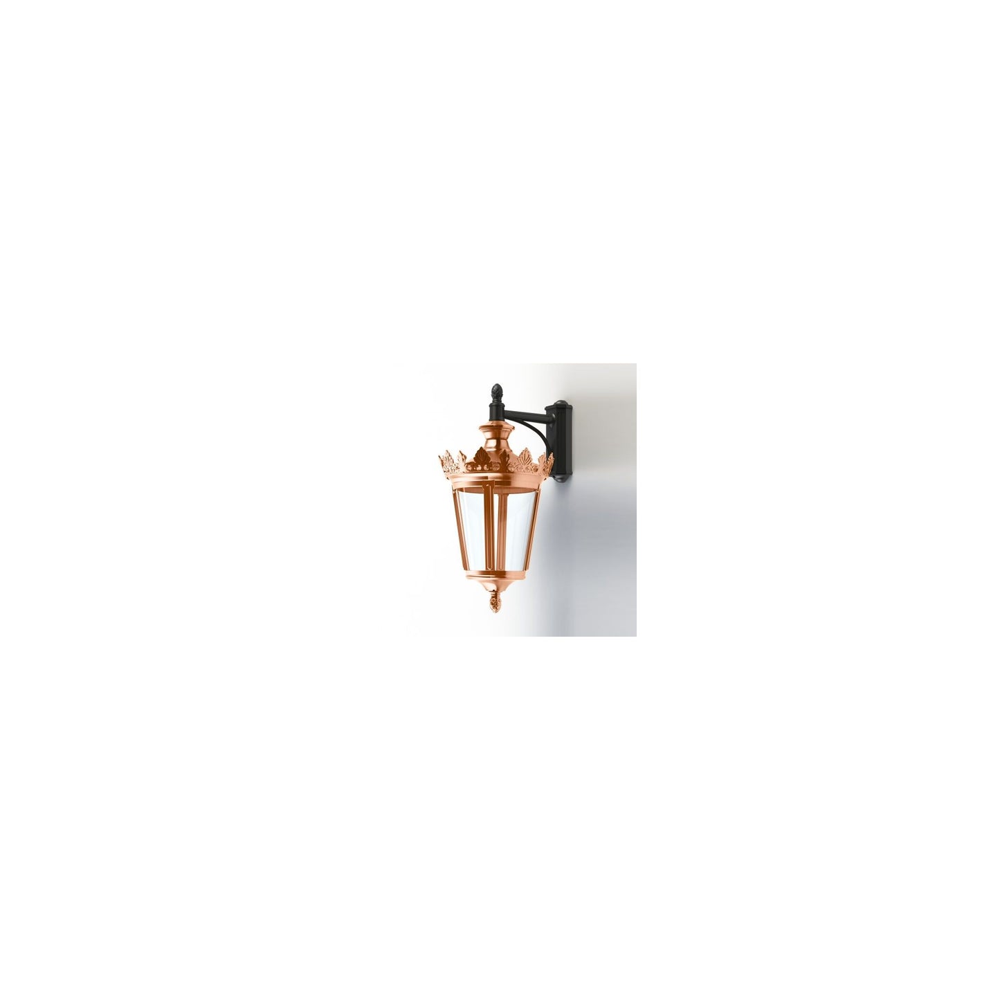 Louvre Model 6 Clear Glass LED Wall Light