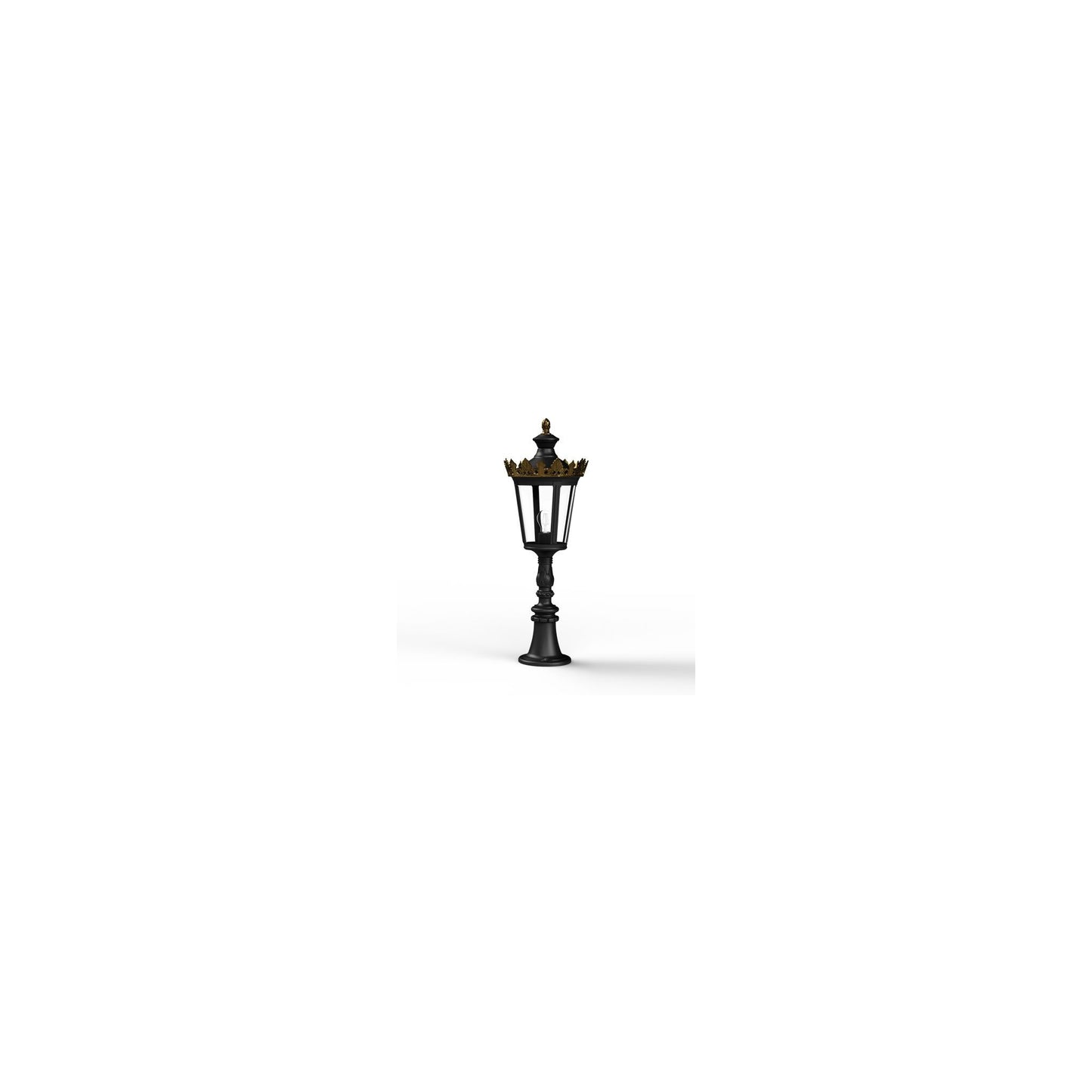 Louvre Model 7 Clear Glass Bollard