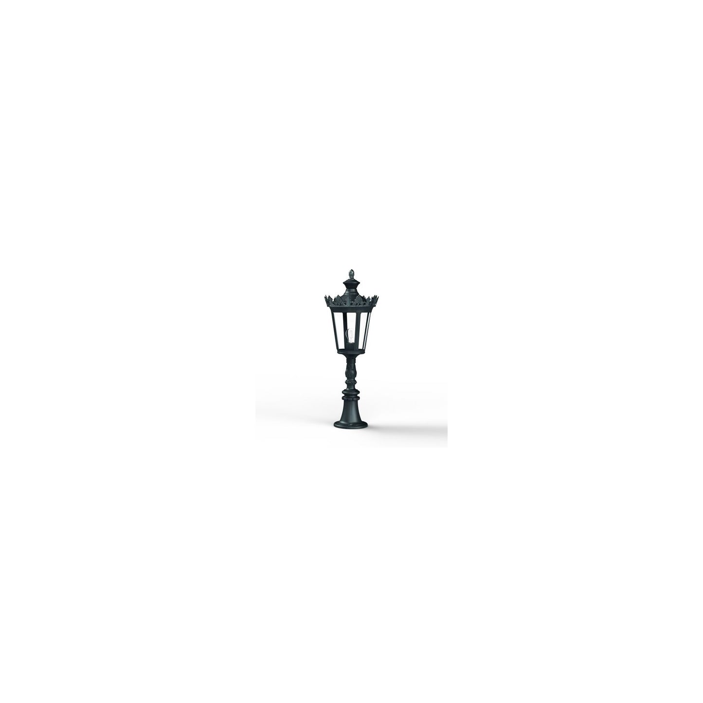 Louvre Model 7 Clear Glass Bollard