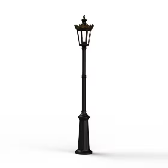 Louvre Model 9 Telescopic Pole Lamppost