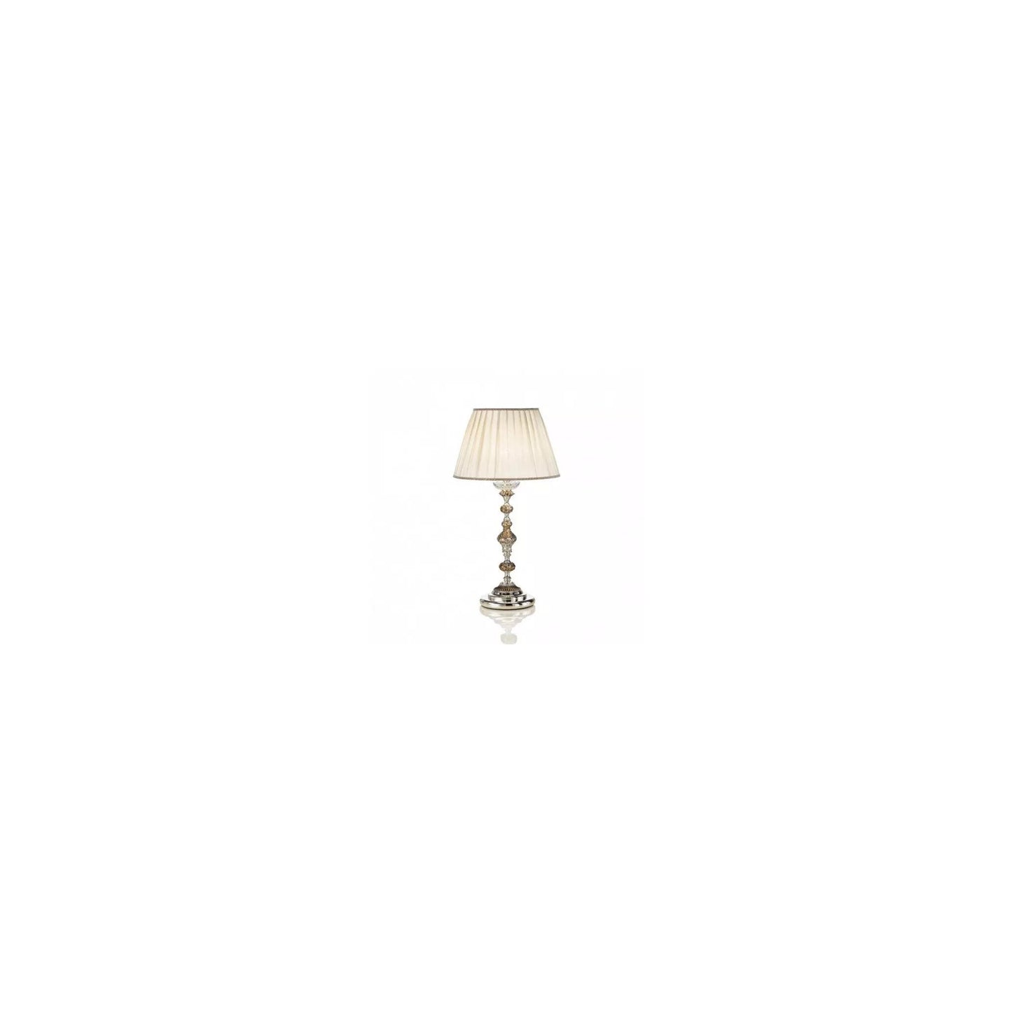 Perlage Table Lamp Glossy Silver