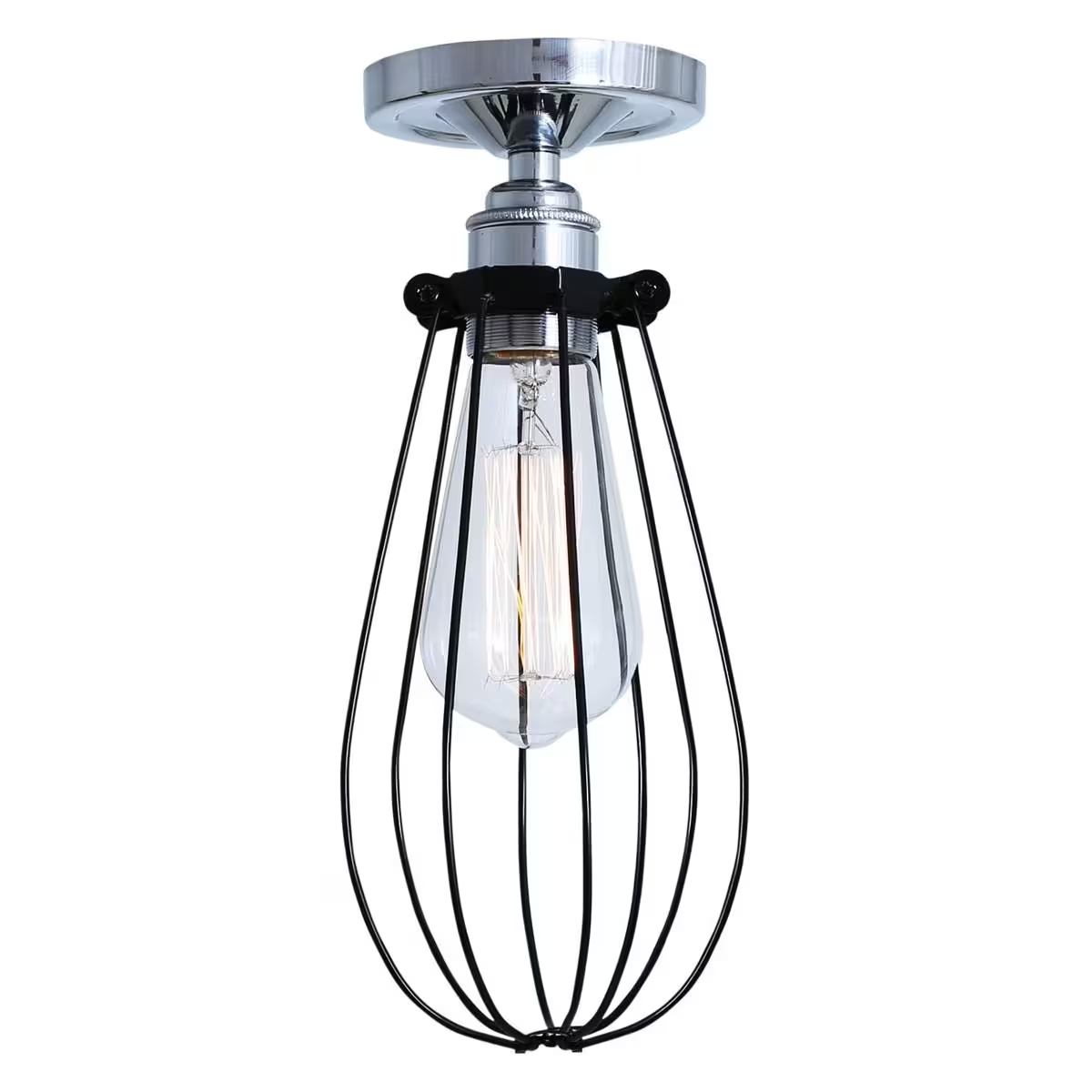 Vox Industrial Cage Ceiling Light