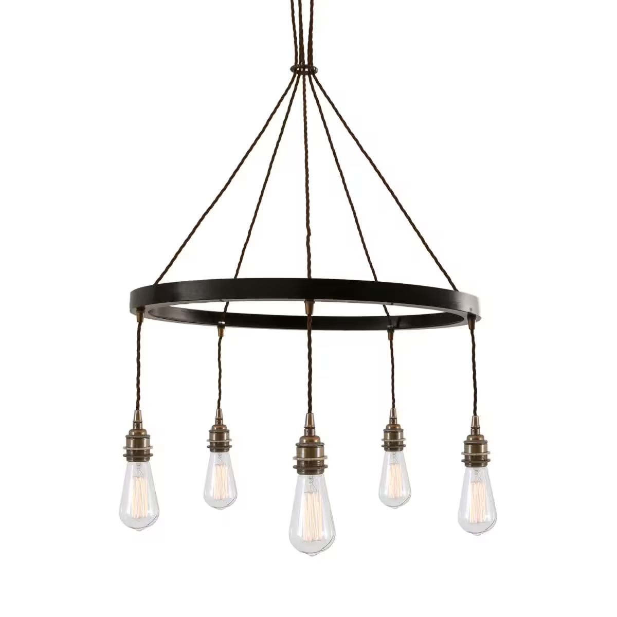 Lome 1-Tier Ring Pendant Antique Brass