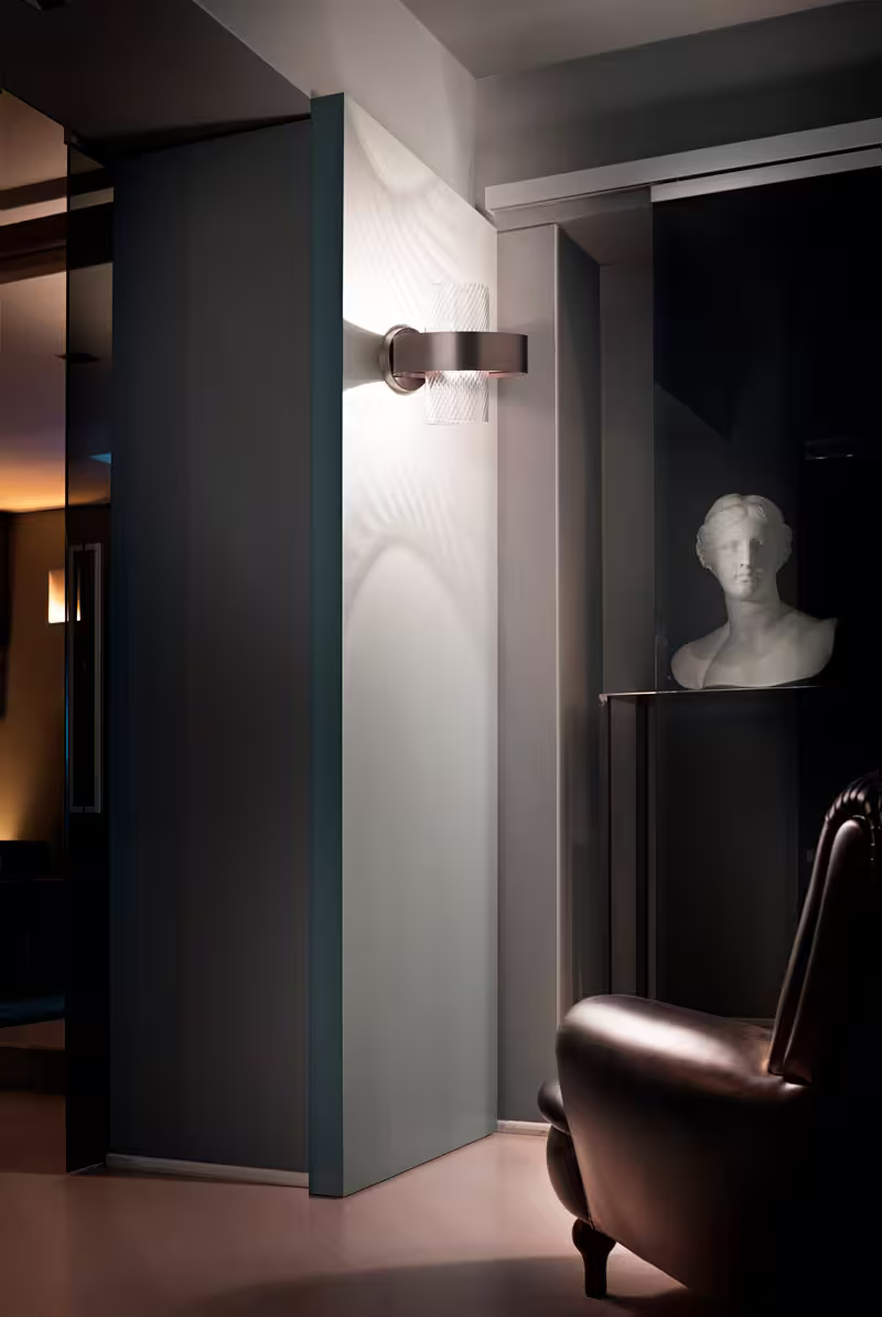 Armonia Wall Light Black Brass