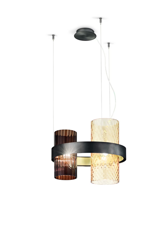Armonia SP 50 2-Light Pendant Black Brass