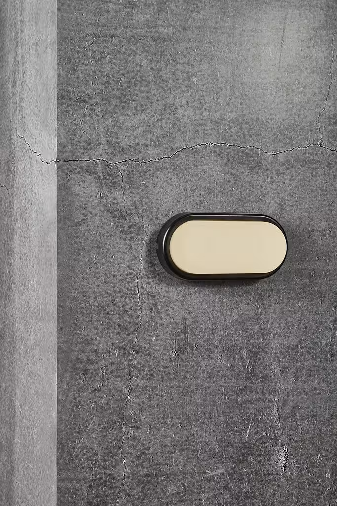 Cuba Bright Oval Outdoor LED Wall Light