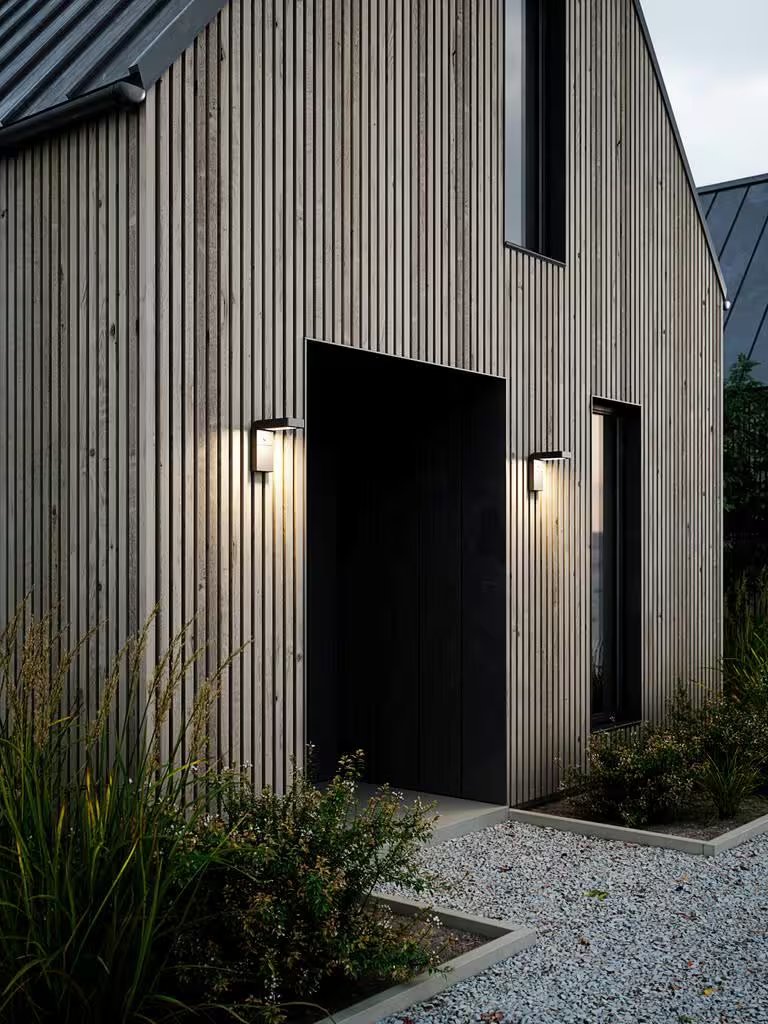 Alya Outdoor LED Wall Light Black