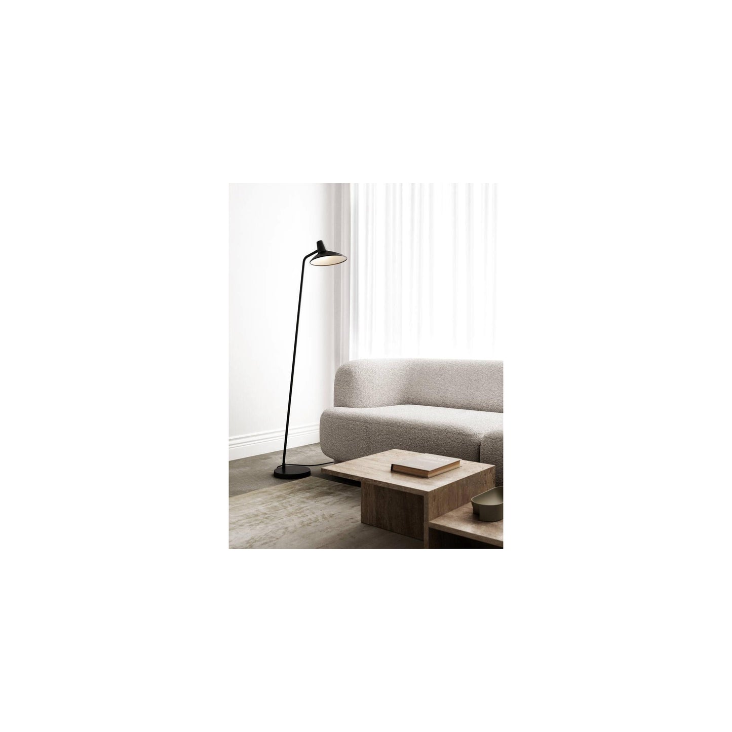 Darci Floor Lamp Black