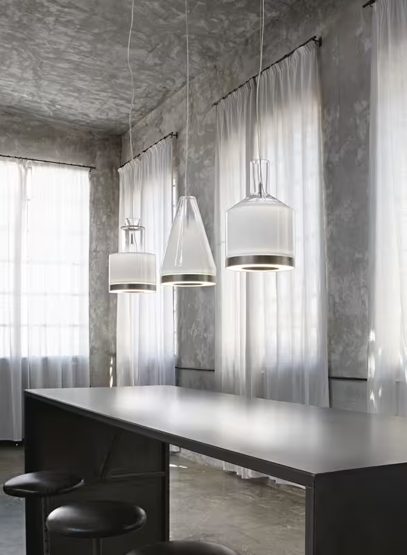 Medea SP 1 Matt Steel Pendant