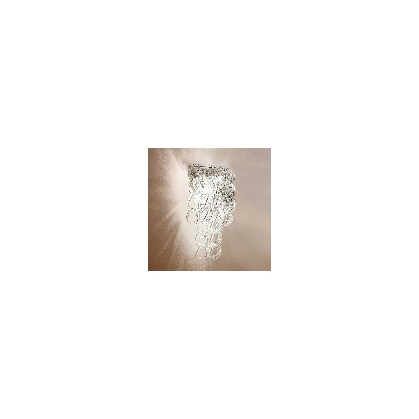 Minigiogali AP Glossy Chrome Wall Light
