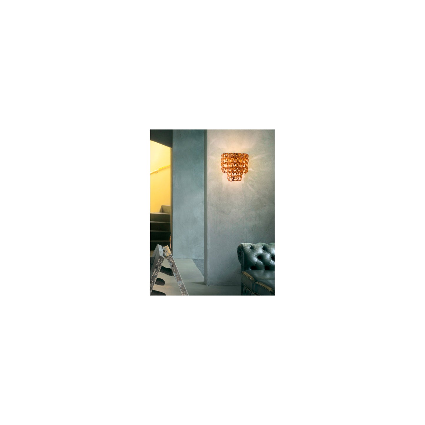 Minigiogali AP Glossy Chrome Wall Light