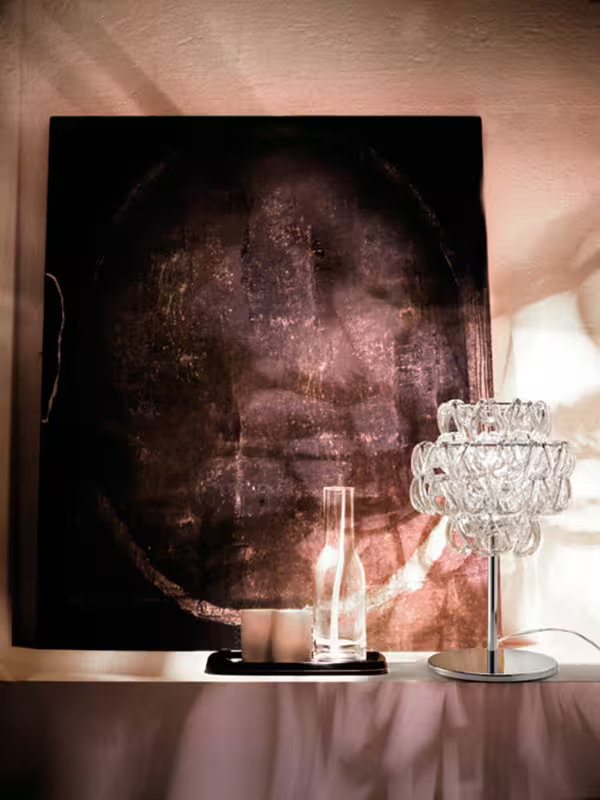 Minigiogali LT Glossy Chrome Table Lamp