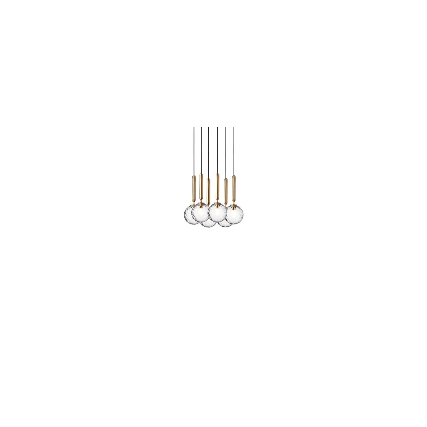 Miira 6 Six-Light Pendant with Opal Glass Diffuser