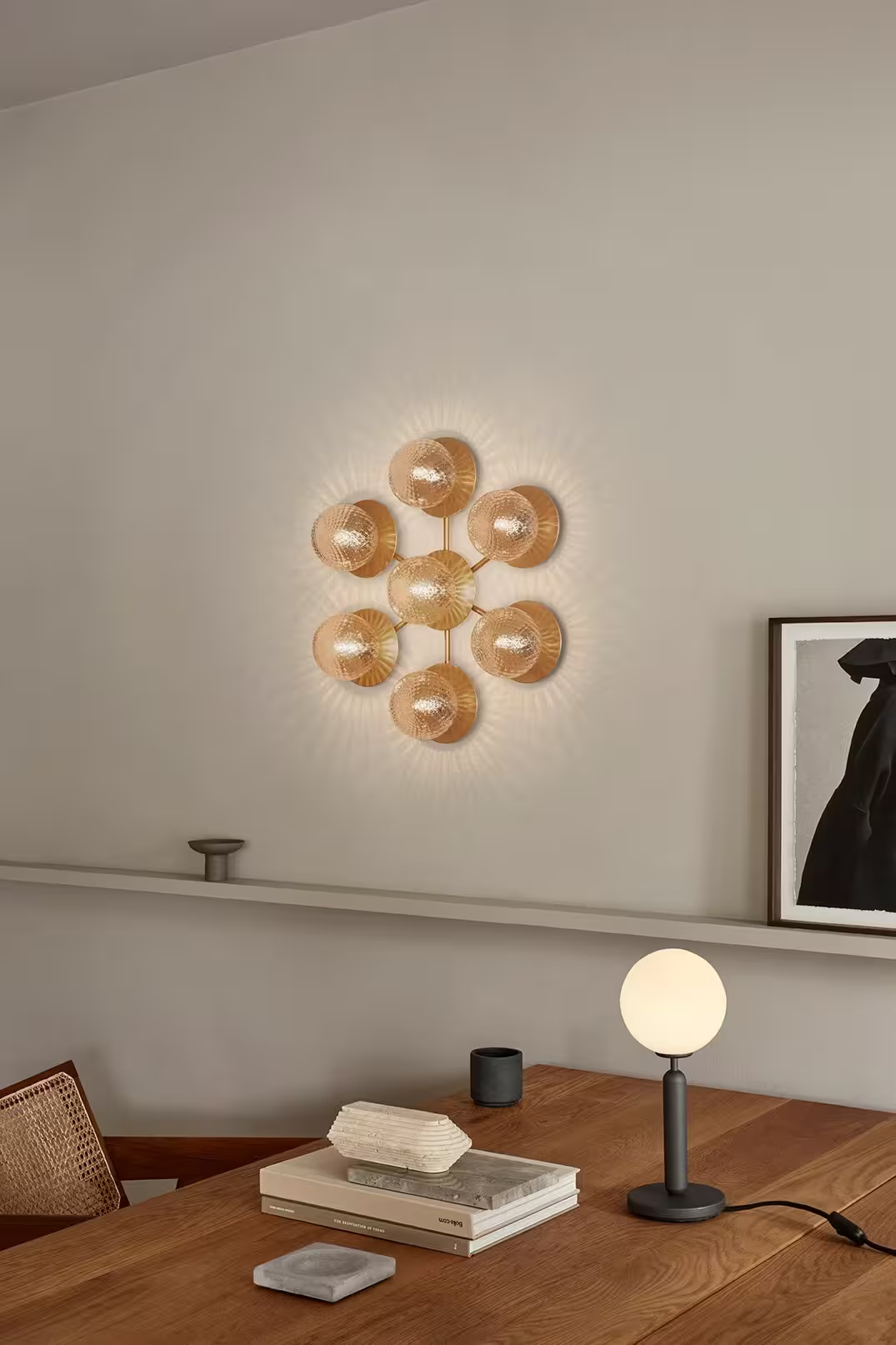 Liila Star Ceiling or Wall Light Nordic Gold