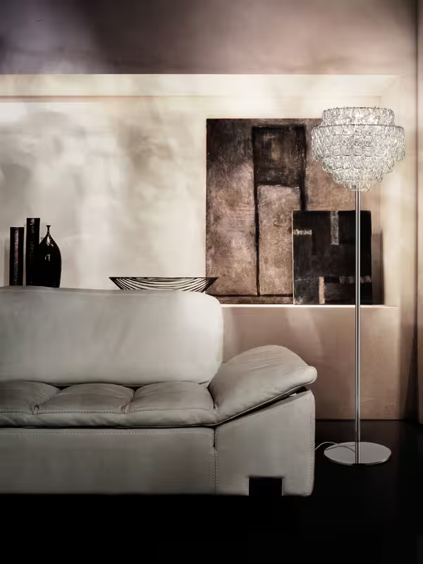 Minigiogali PT Chrome Floor Lamp