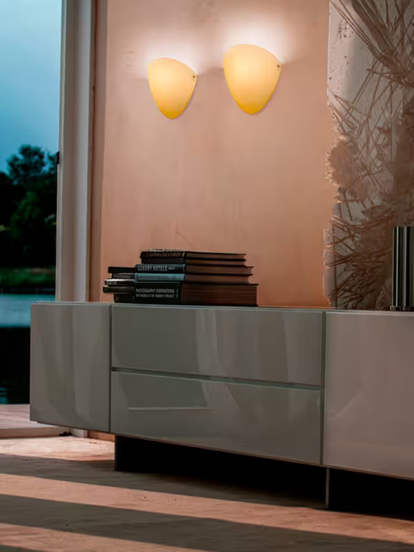 Ovalina AP Glossy Wall Light