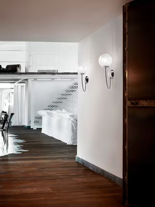 Puppet AP P Chrome Wall Light