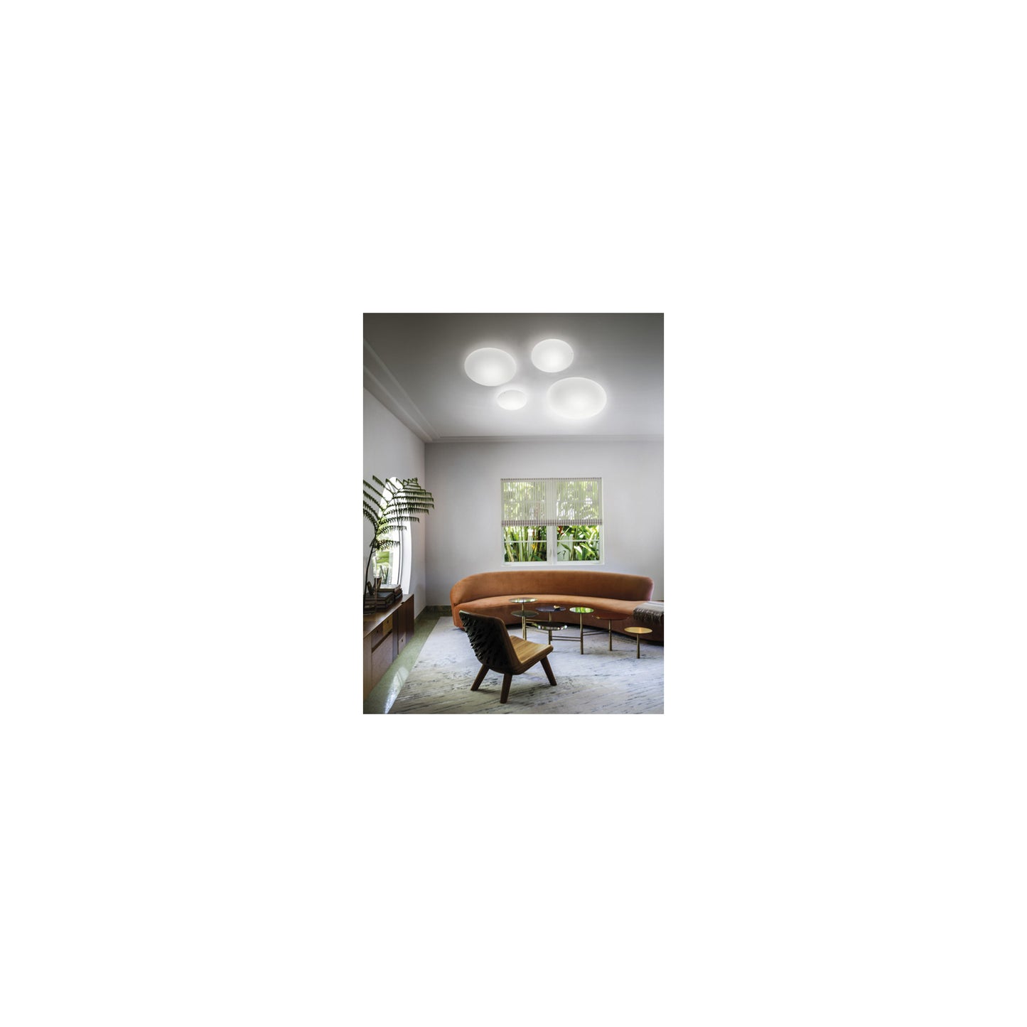 Saba PP 50 Ceiling/Wall Light White