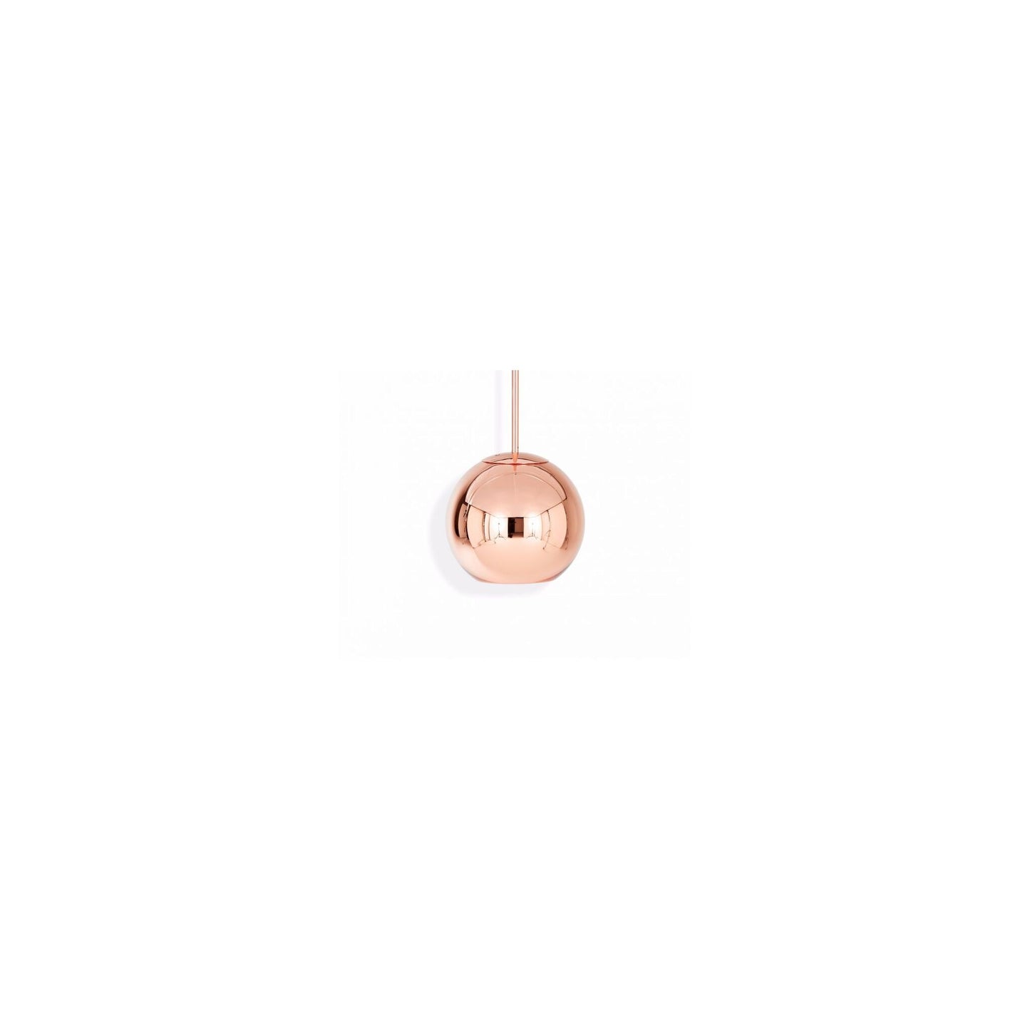 Copper 25cm Round Pendant