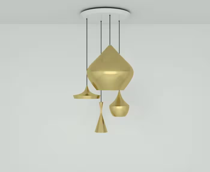 Beat Range Round Pendant
