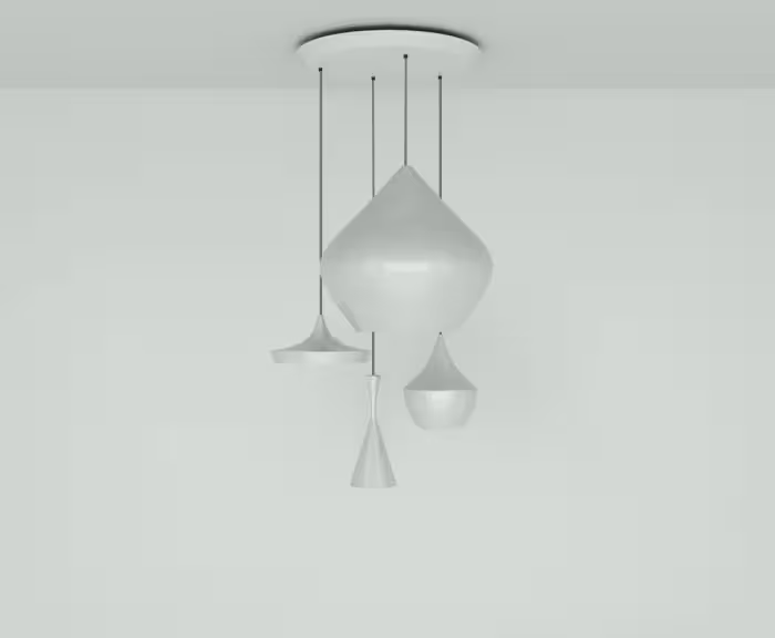 Beat Range Round Pendant