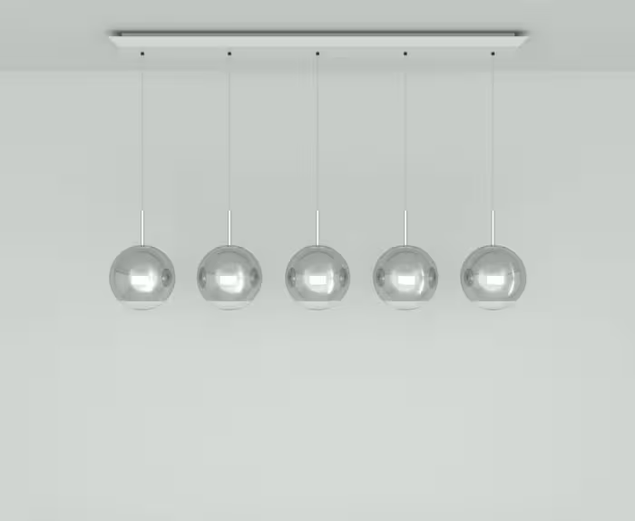 Mirror Ball 25cm Round Pendant