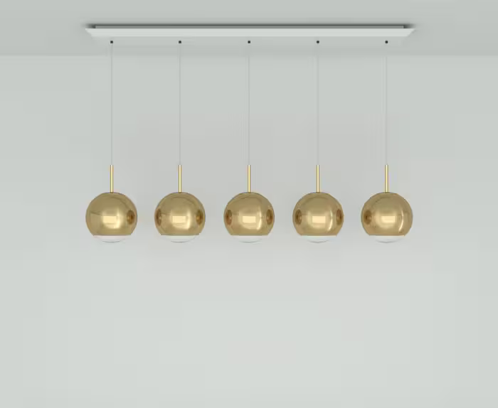 Mirror Ball 25cm Round Pendant