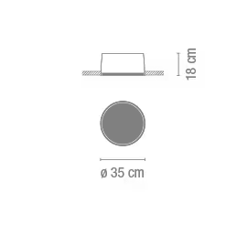 Big 0546 Built-in Recessed Ceiling Light