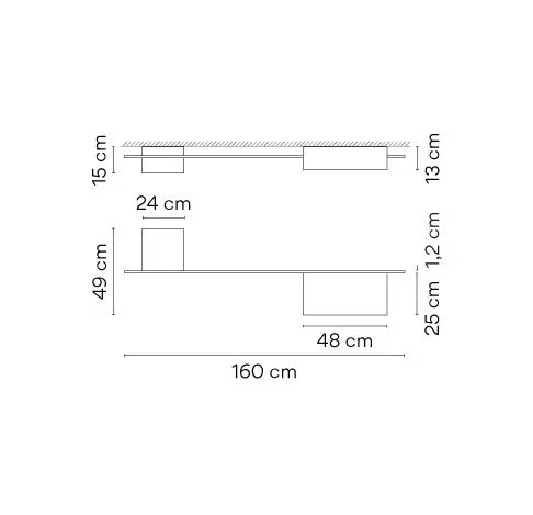 Structural 2642 Ceiling Light