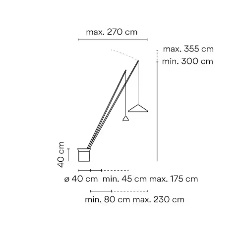 North 5605 LED Floor Lamp