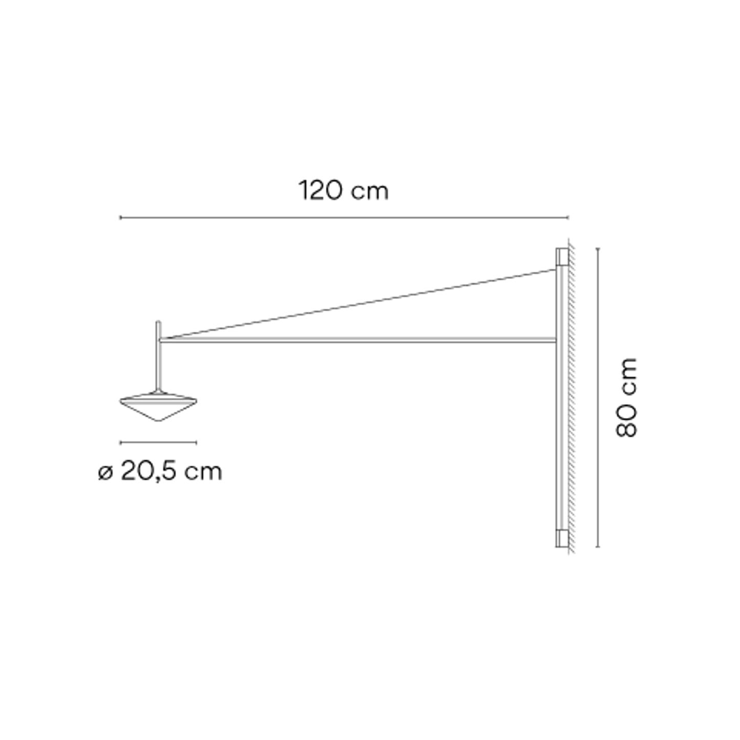 Tempo 5761 Wall Light Recessed Dimmable