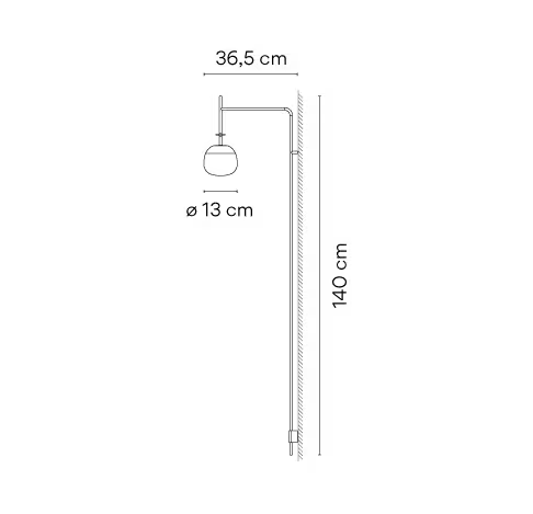 Tempo 5765 LED Wall Light Recessed Dimmable
