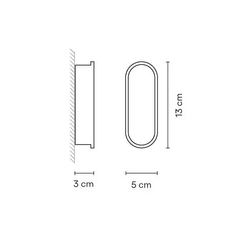 Alpha 7930 LED Wall Light