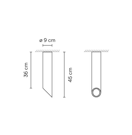 45° 8251 LED Ceiling Light