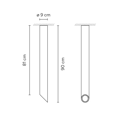 45° 8252 LED Ceiling Light