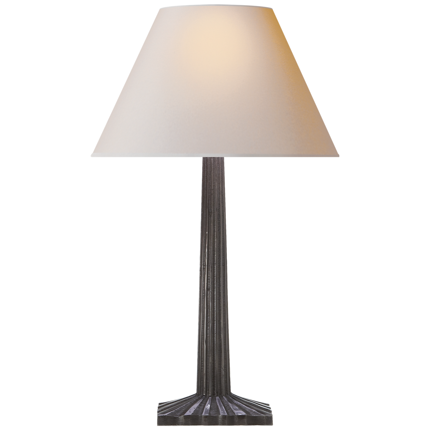 Strie Fluted Column Table Lamp